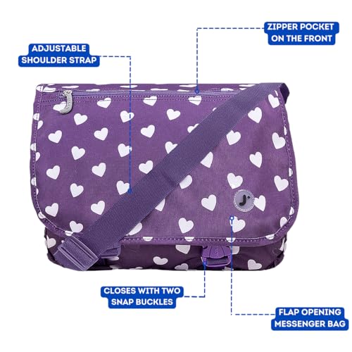 Image of J World New York Terry Messenger Bag for Women Girls School Kids