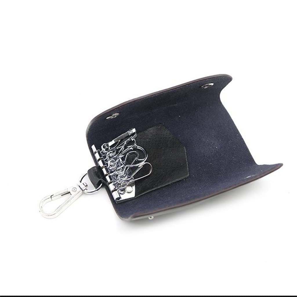 ArinkO Custodia Multifunzionale per Chiavi per Auto e Borsa per Telecomando da Uomo con Scomparto per Chiavi con Lucchetto (Opzione D, Misura Disponibile)