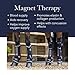 LeMieux Magno Horse Boots - Magnetic Therapy Conductive Boots Protective Gear and Training Equipment - Equine Boots, Wraps & Accessories (Black-Large)