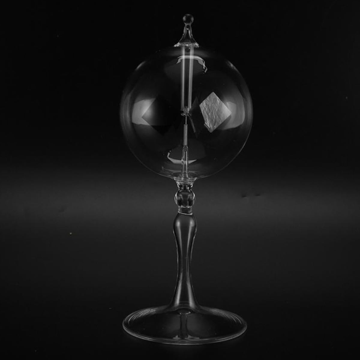 Gatuida Molino de Viento Solar Medidor de Radiación Rueda Giratoria Manual y Vidrio Borosilicato