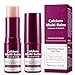 KITNOBLIS Calcium Multi Solid Balm Stick, Collagen Hydrating Face Care, Moisturizing & Skin Smoothing Skincare, Portable On-the-Go Solid Balm (2 PCS)
