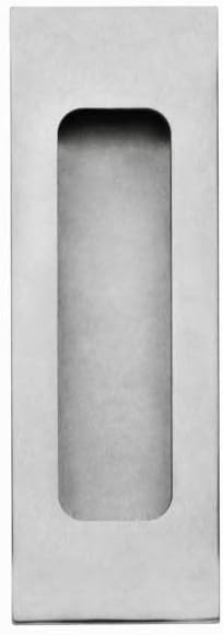 Intersteel120 X 40 mm Satin Stainless Steel Rectangular Blind Recessed Sliding Door Flush Pull