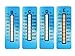 CAULYS Temperature Sensitive Paper, Temperature Indicating Sticker, 10Pcs/Set Surface Temperature Indicator, Thermochromic Label Sticker, Lab Research & Industry (8 Grids 320°F-390°F)