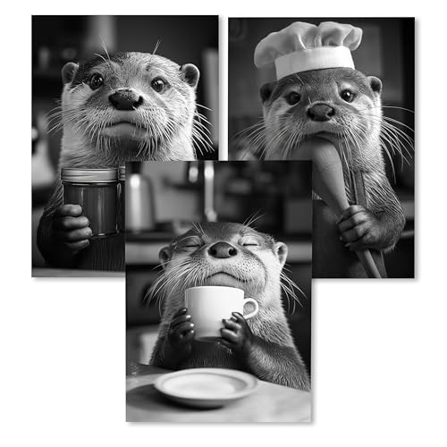 XELLENZ - hochwertige Wandbilder als Küchendeko - Charmante A4...