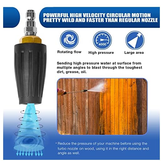 MEKOH Turbo Nozzle for Pressure Washers