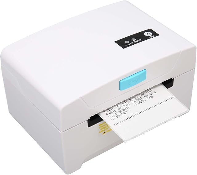 Thermal Receipt Printer, 80mm USB Thermal Receipt Printer, Small USB Direct Printer, Portable Personal Bill Printer Compatible with Android Windows for Office and Small Business (UK Plug)