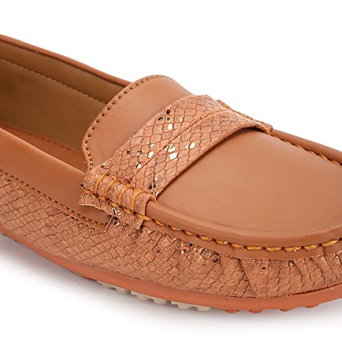 Image of Marc Loire Women Comfortable Slip On Flat Loafer Ballet; Casual and Formal Footwear