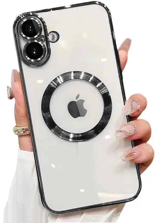 Image of Back Cover Compatible with iPhone 17 Case (6.3) Soft Touch Slim Liquid Silicone Full Protection Shock Proof Back Cover for iPhone 17 (CD Black)