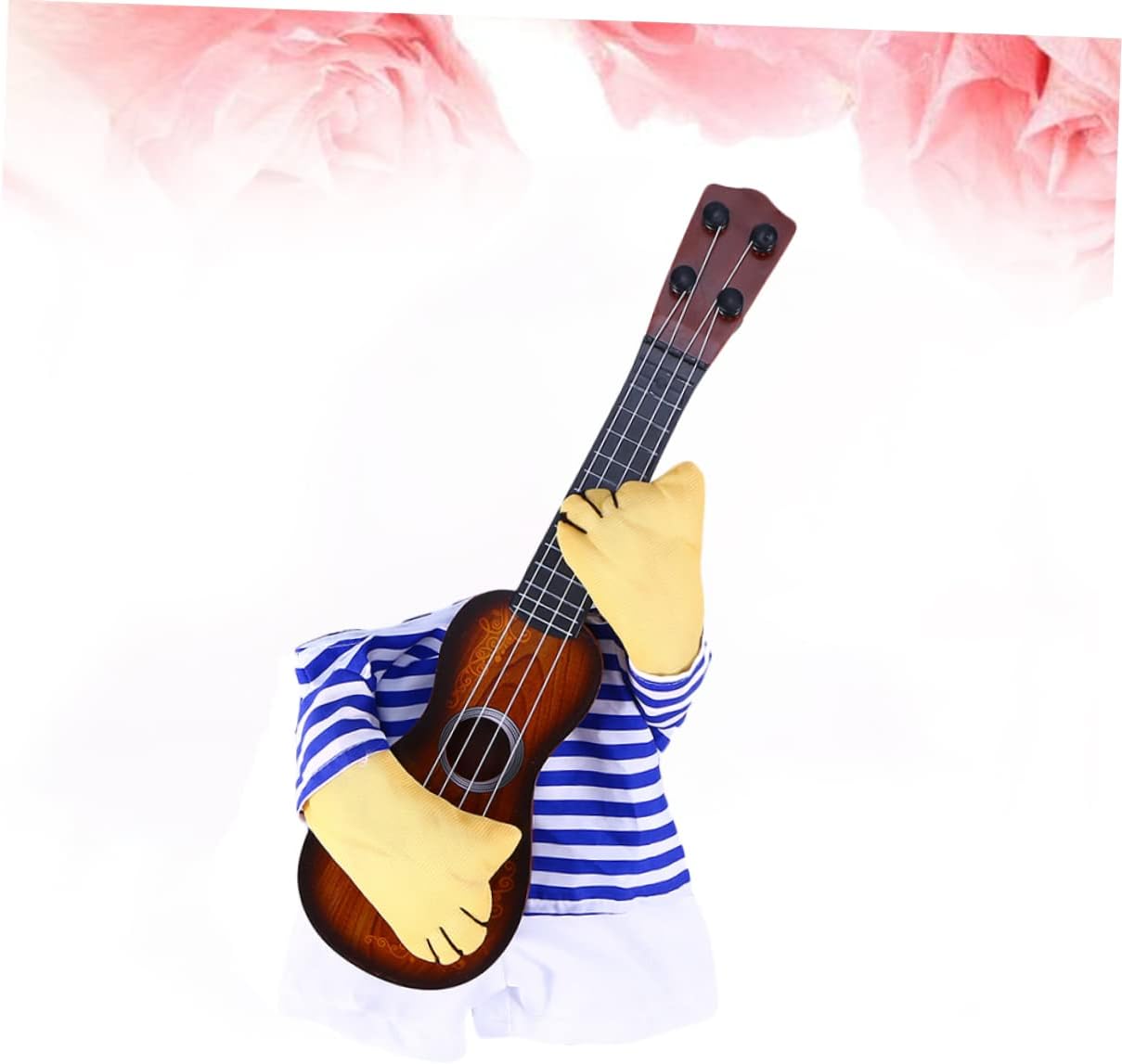 MERRYHAPY Funny Puppy Costume XL Pet Clothes for Cosplay Party Adorable Dog Playing Guitar Fancy Outfit for Christmas Eye-catching Design Comfortable and Easy to Wear