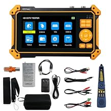 CCTV Camera Tester, WANLUTECH 8MP TVI CVI AHD SDI CVBS Analog Camera Tester 5 inch TFT-LCD Screen Support Cable Tracer UTP Cable Tester PTZ Control HDMI in VGA in RS485 HD-3200C