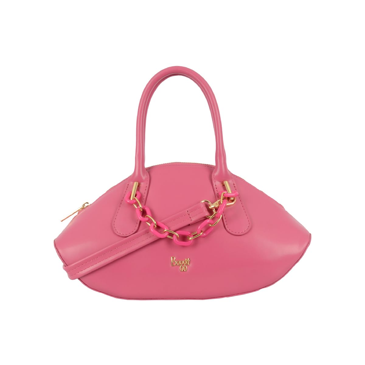 Baggit Women Pink Bowling Handbag Small Size | Ladies Stylish Casual Purse Bag (B0CCFQYKMV) Amazon Price History, Amazon Price Tracker
