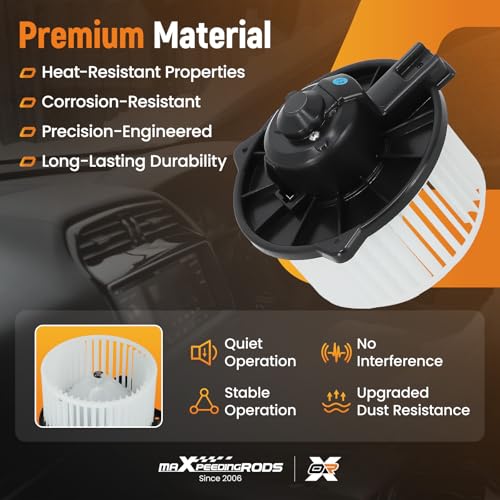 Image of maXpeedingrods AC Heater Blower Motor Fan 700133 Fit for Hyundai Accent 2003-2011 Azera /Sonata 2006-2010 Entourage 2007-2008 Tucson 2006-2009; for Kia Optima 2006-2010# 971133K000 971121C000 PM9247