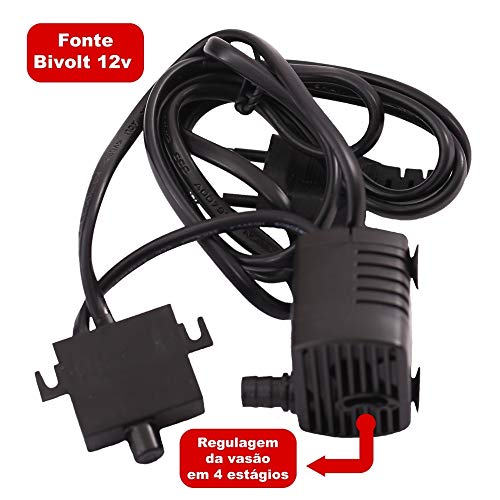 Bebedouro Gato Fonte De Agua Para Gatos E Cães C/Cascata Premium 2,5 Lts Bivolt Cor:Amarelo