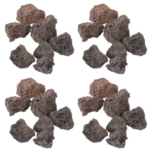 EPIGEIST Pietra Lavica per Acquario 1,1 kg, Pietre Pomici Decorative Naturali per Giardino e Vasca per Uccelli, Rocce Porose Resistenti alle Intemperie per Decorazione e Attrazione Fauna