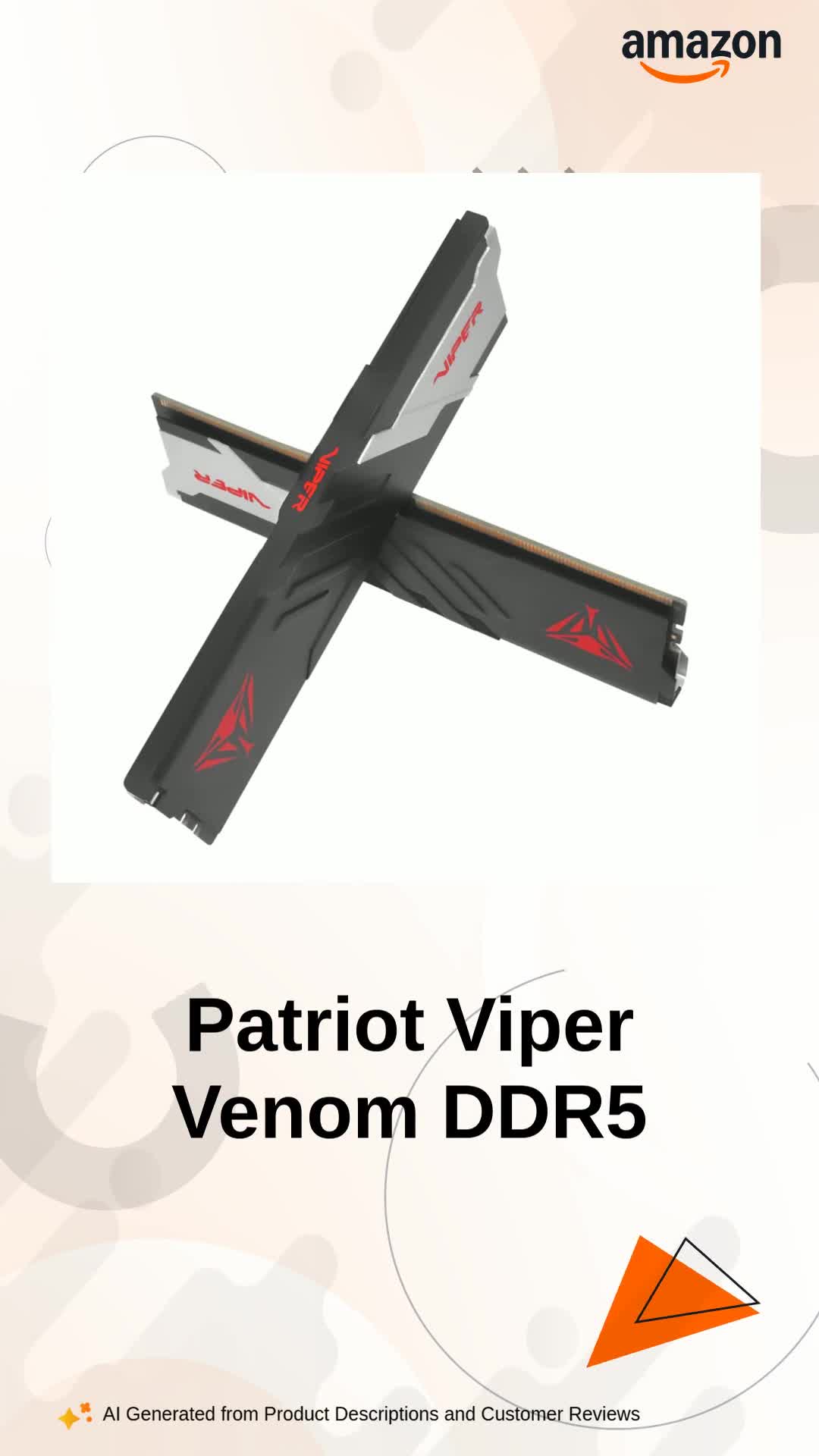 Patriot Viper Venom DDR5 32 Go (2 x 16 Go) Kit Mémoire Bureau