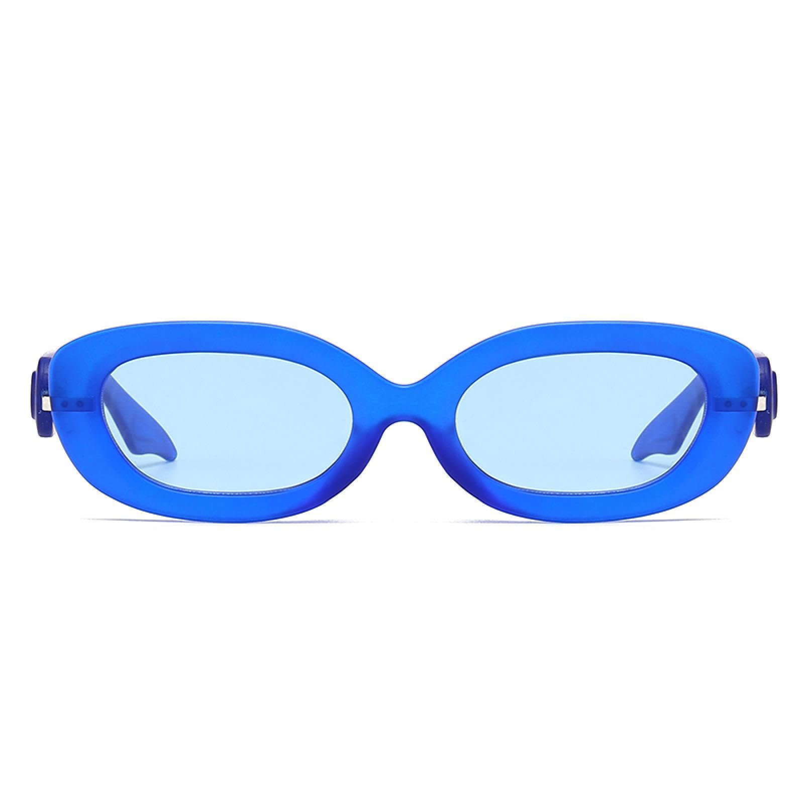 Owalne, dekoracyjne okulary przeciwsłoneczne dla mężczyzn, nowoczesne, retro zauszniki, okulary przeciwsłoneczne w stylu jumping dla kobiet