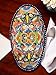 Handmade Talavera Large Oval Serving Platter – 18 inches, Vibrant Ceramic Dish for Meats & Table Decor, Dishwasher & Oven Safe (Multicolor)