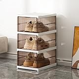 Idées de rangement pour chaussures peu encombrantes : idéales pour les maisons avec un espace limité, ces boîtes de rangement empilables maximisent votre espace au sol. Vous pouvez facilement les placer dans des couloirs étroits, des placards ou des entrées, adaptés à vos besoins et préférences.