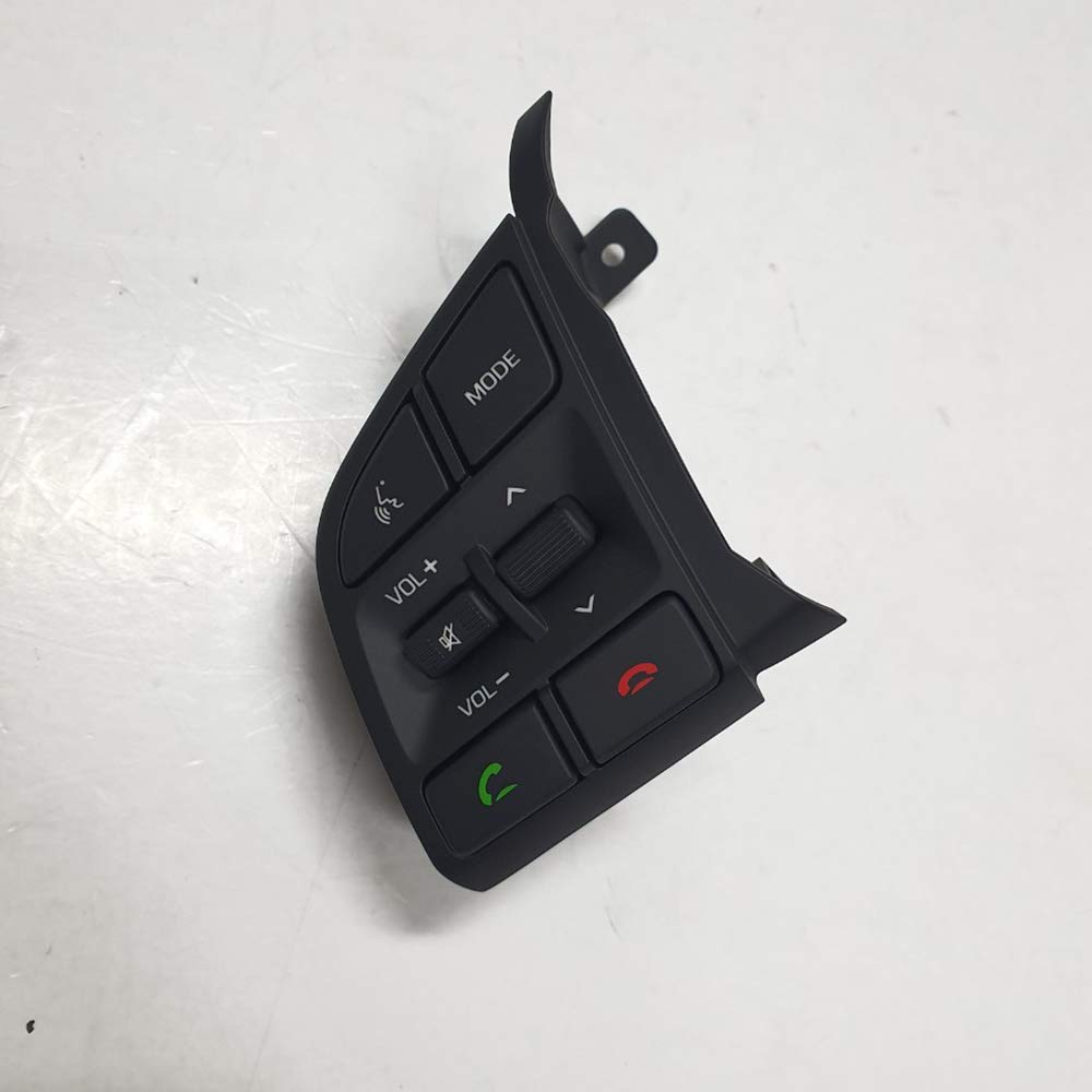 Pulsante Interruttore Volante Sinistro Per Hyundai Tucson TL 2015-2018, Ricambio OEM 96710D35004X In ABS Nero, Sostituzione Diretta