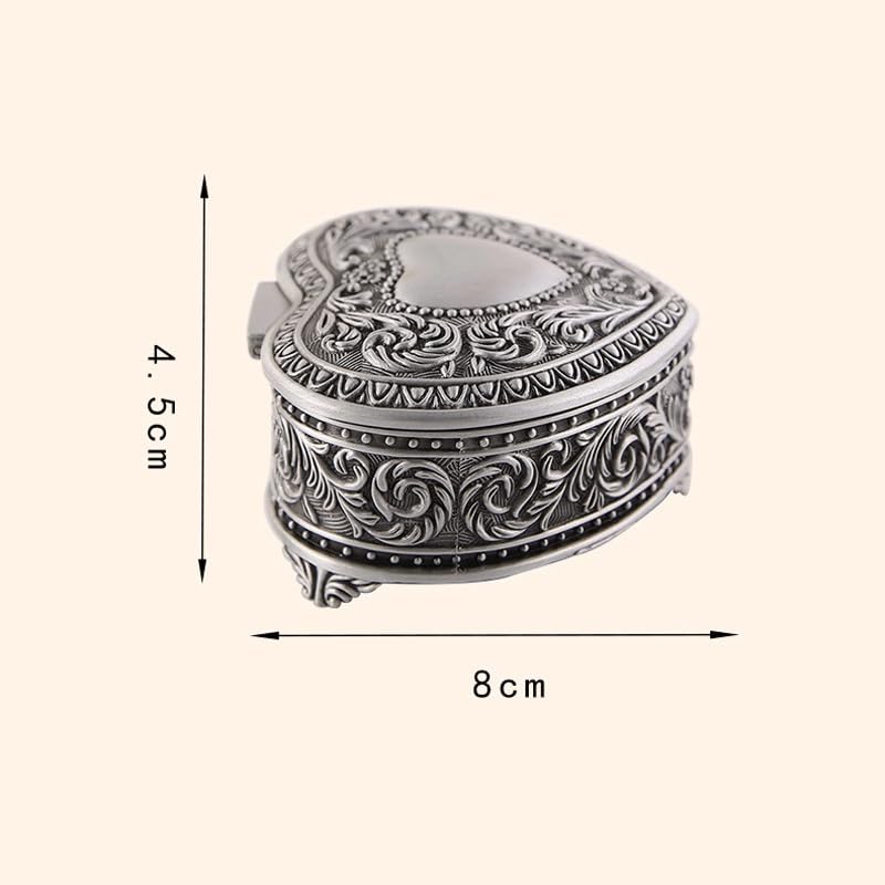 Boîte à bijoux avec compartiments de rangement pour broche et bagues - 6