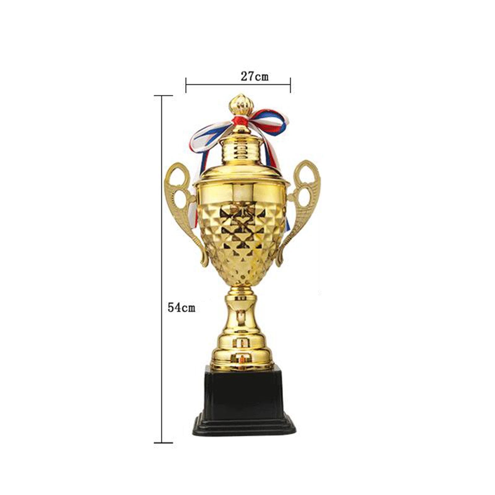 Award Trophy Auszeichnung Siegerpokal Ehrenpreis Metall mit Stabilem Sockel für Turniere Schulpreise Preisverleihungen Kinderpartys Geeignet