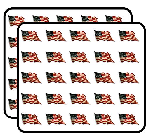 Vintage Waving American Flag - Old Look Wave us...