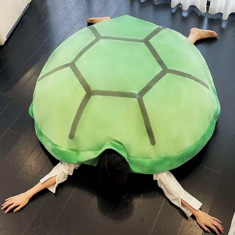 Miniatura 3 de Almohada de concha de tortuga para adultos, almohada gigante de conchas de tortuga, almohada de tortuga portátil (23.6 pulgadas)