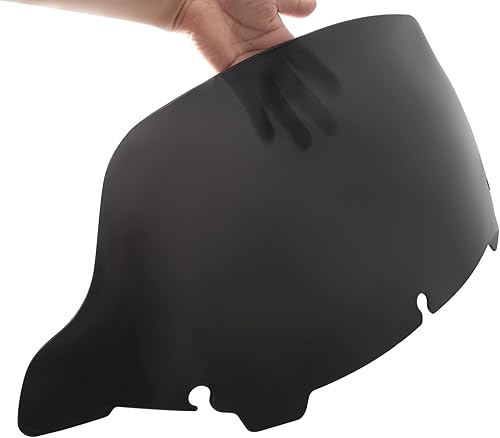 Miniatura 6 de TCT-MOTORPARTS Parabrisas negro de 10.5 pulgadas apto para Harley Touring Electra Glide Ultra Classic Limited Tri Glide Ultra 2014-2023