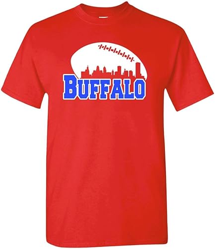 Miniatura 56 de Xtreme Apparrel City Skyline - Camiseta de hombre para los aficionados al fútbol americano