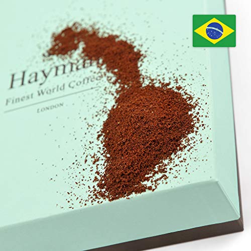 Hayman - Finest World Coffee Café brésilien lauréat du Prix Cup of Excellence®* - Moulu - l'un des Meilleurs cafés du Monde, fraîchement torréfié et moulu pour Vous! Cover