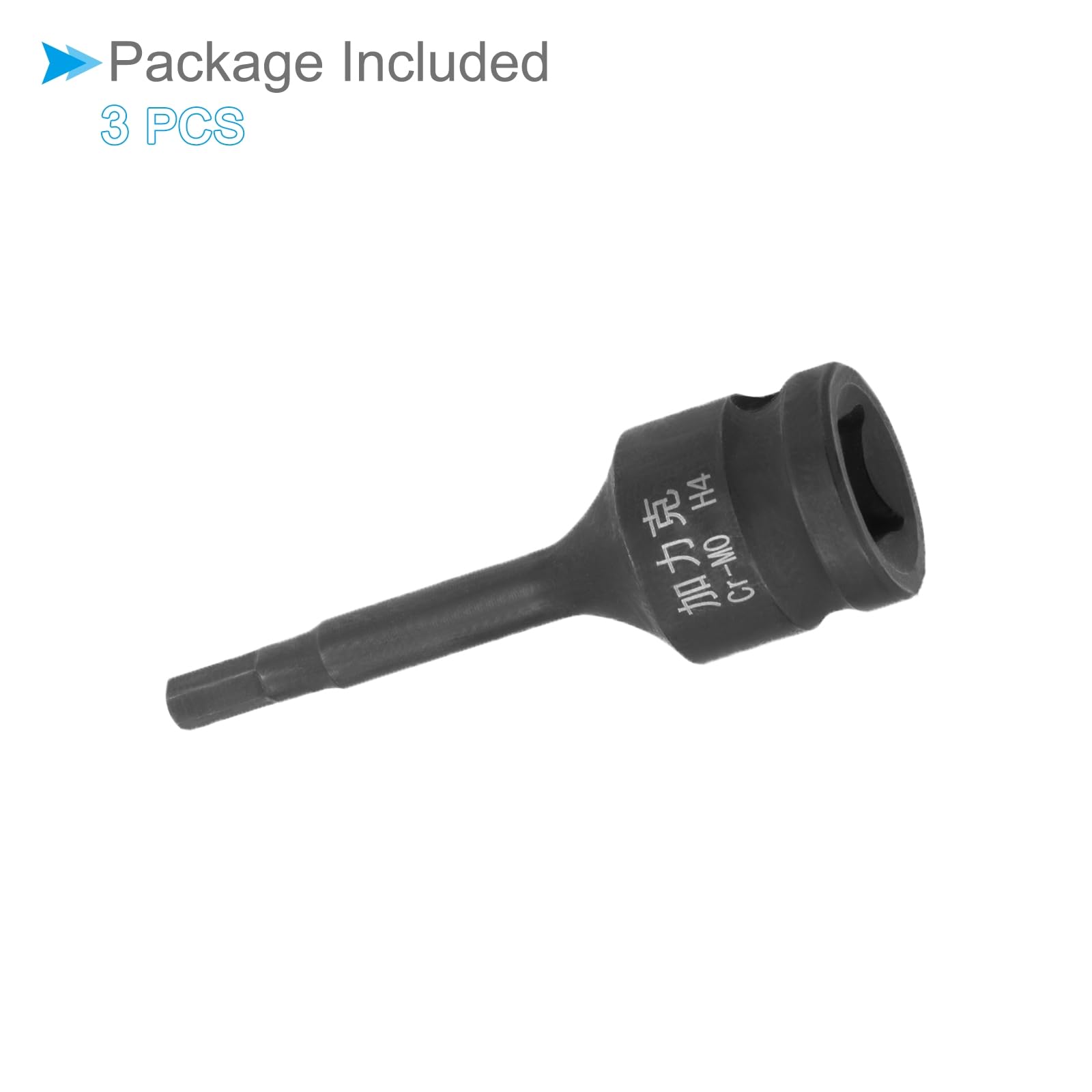 SEALEY Impact Hex Torx Spline Bit Socket Set 3/8\" 1/2\" Adapter Long Short Reach