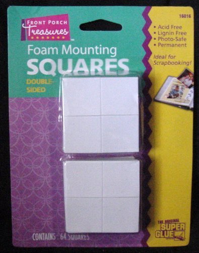 1 X Foam Mounting Squares Double Sided