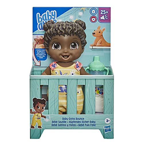 Hasbro Baby Alive Bébé Sautille Kangourou Cheveux Noirs - vue 3