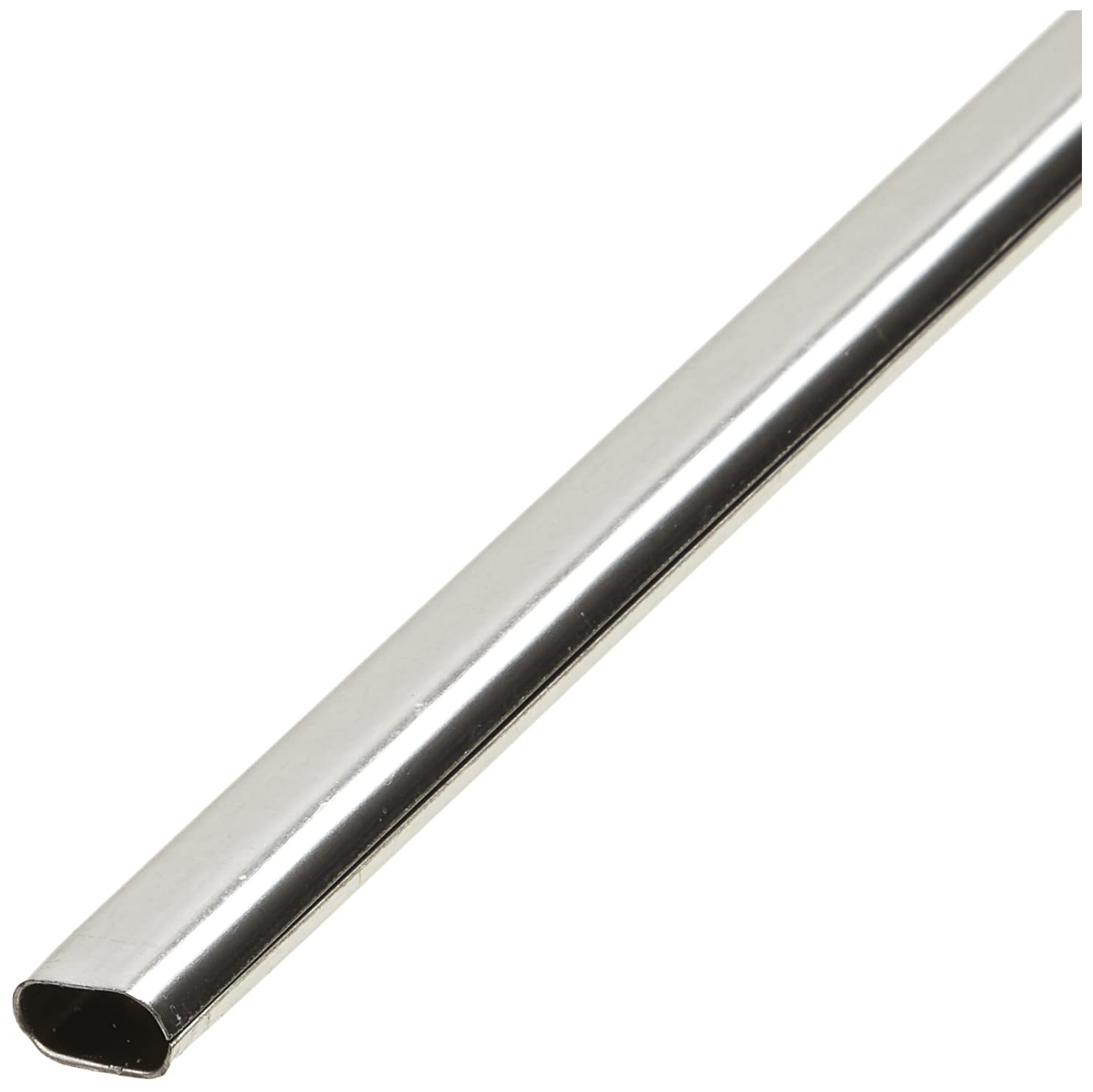 GARDINIA Drążek do zazdrosek, Wysuwany, Metal/Tworzywo sztuczne, Chromowany, 100-160 cm, 2 szt.