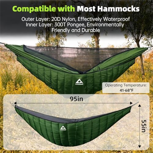 Image of Camping Hammock Underquilt - Full Length Lightweight Warm Quilt