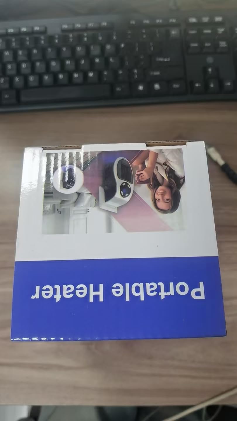 Grzejnik do gniazdka 500 W z pilotem Zielony