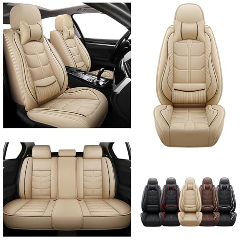 Housse siege voiture universel imperméable et résistant en cuir PU - 2