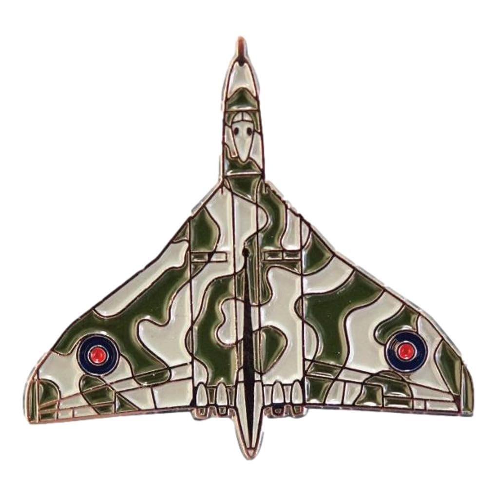 Royal Air Force Multicoloured Vulcan Lapel Pin Badge