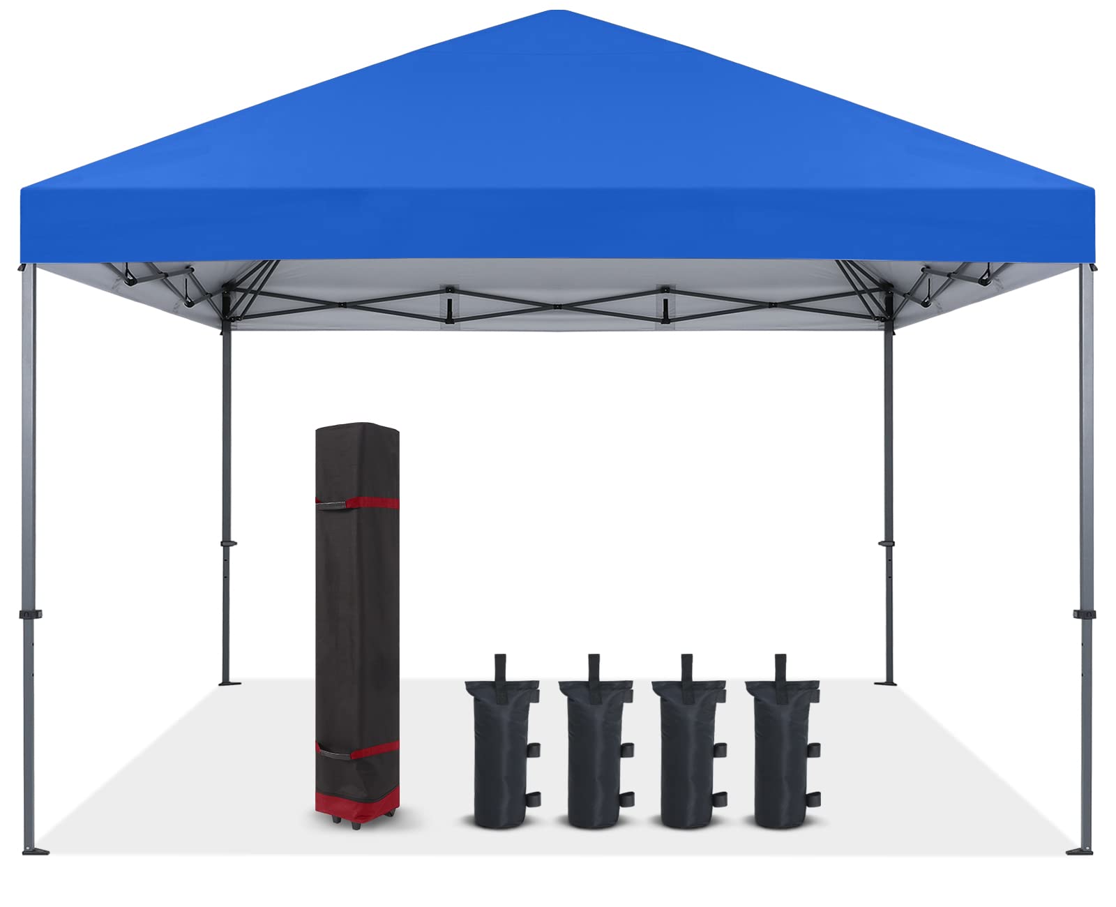 COOSHADE Durable Easy Pop Up Canopy Tent 12x12Ft(RoyalBlue)