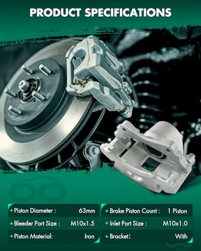 Image of SCITOO 2PCS 18B5034 18B5035 Front Driver & Passenger Side Brake Calipers