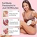 RoseSkinCo Lumi IPL Laser Hair Removal Device, At Home Permanent Hair Reduction on Face, Bikini, Legs, Arms, Underarms, Safe & Gentle Intense Pulsed Light Handheld Device, Rose/Gold