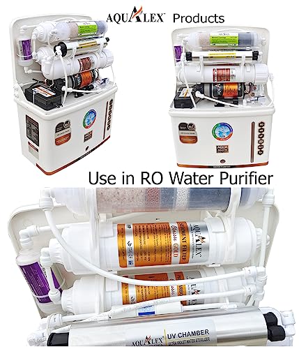 Image of Inline Filter 3 pcs Set (Pre carbon + Sediment filter + Post Carbon) + 6pcs elbow Suitable for All RO Water Purifier