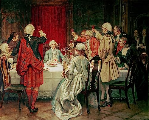 Tableau Charles Edward Stuart à Édimbourg William Brassey Hole poster historique 60x90cm