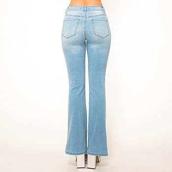 パンツ opium waxed bootcut flare denim Men's Studded Black Bootcut Denim Flare Jeans - opium