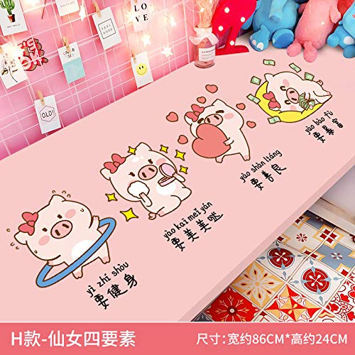 ins Wall Stickers Girl Heart Desktop Stickers Wall Stickers Bedroom Decoration Desk Text Stickers-Section H-Four Elements of Fairies_in