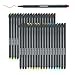 Tanmit 60 Color Gel Pens Art Set for Adults Coloring Book - Gel Colored Pen Office Set for Sketching,Drawing,Calligraphy,Writing