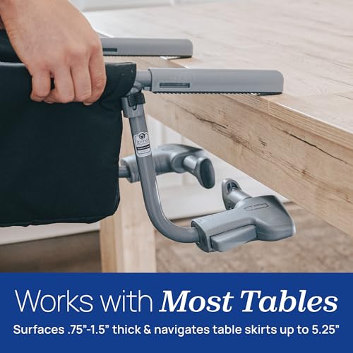 Image of Chicco FastLock Go Hook-On High Chair with Carry Bag, Portable High Chair for Babies and Toddlers, Sets up in Seconds, Lupine /Purple