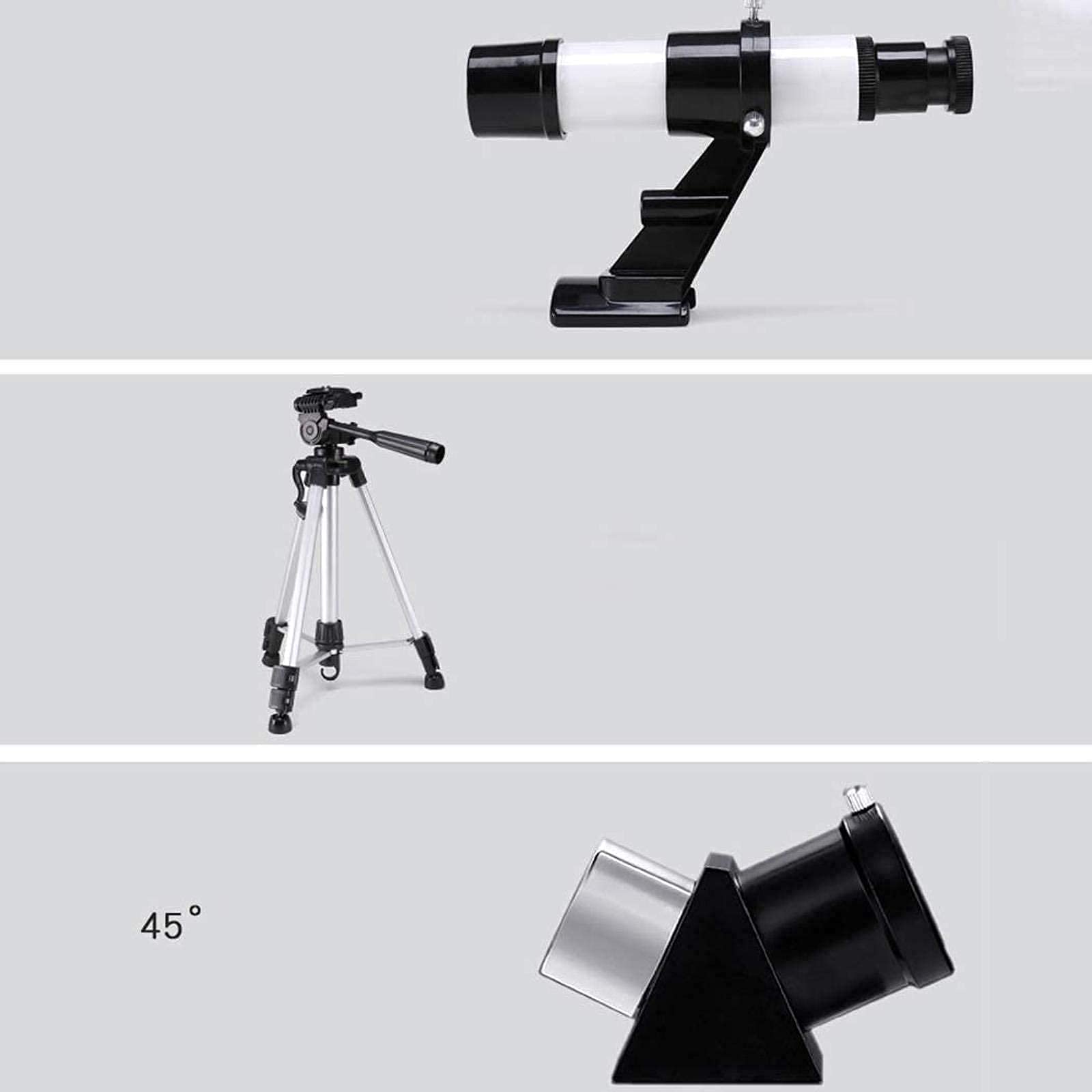 Telescopio rifrattore, telescopio per Bambini Adulti Astronomia Principianti telescopi da 70 mm, Lunghezza focale 700 mm telescopi rifrattori con ingrandimento 120X, Blu