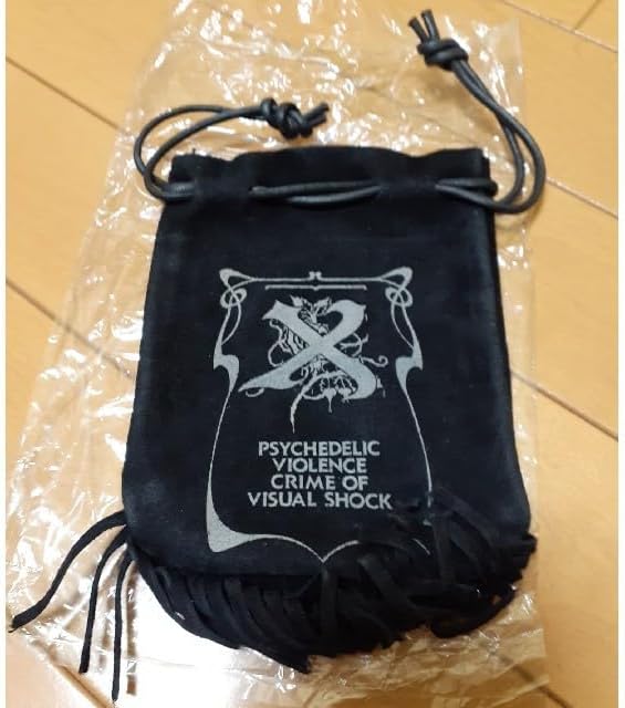 XJAPAN 本皮製の巾着袋 X JAPAN巾着セット X JAPAN巾着セット X