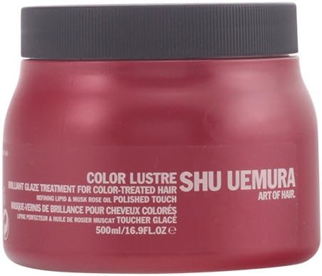 shu uemuraLustre Brilliant Glaze Treatment Masque for Color-Treated Hair, 16.89 Ounce